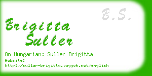 brigitta suller business card